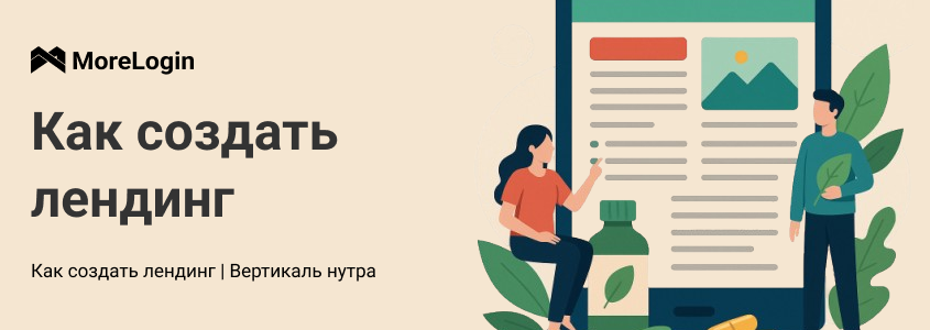 Как создать лендинг | Вертикаль нутра
