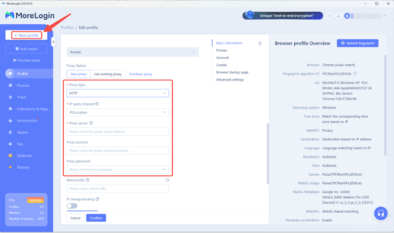 Create a Profile and Add Proxy Details.png