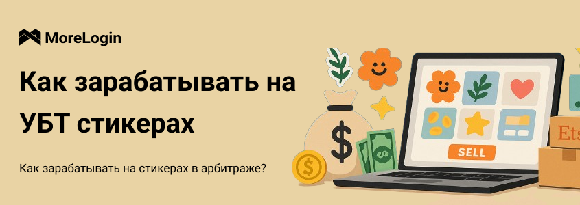 Как зарабатывать на УБТ стикерах | Стикер реклама